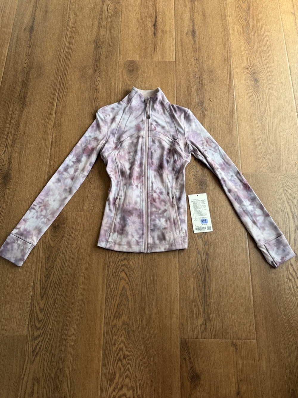 NWT lululemon Women's Lavender Tie-Dye Zip-Up Define Jacket | Sz 2